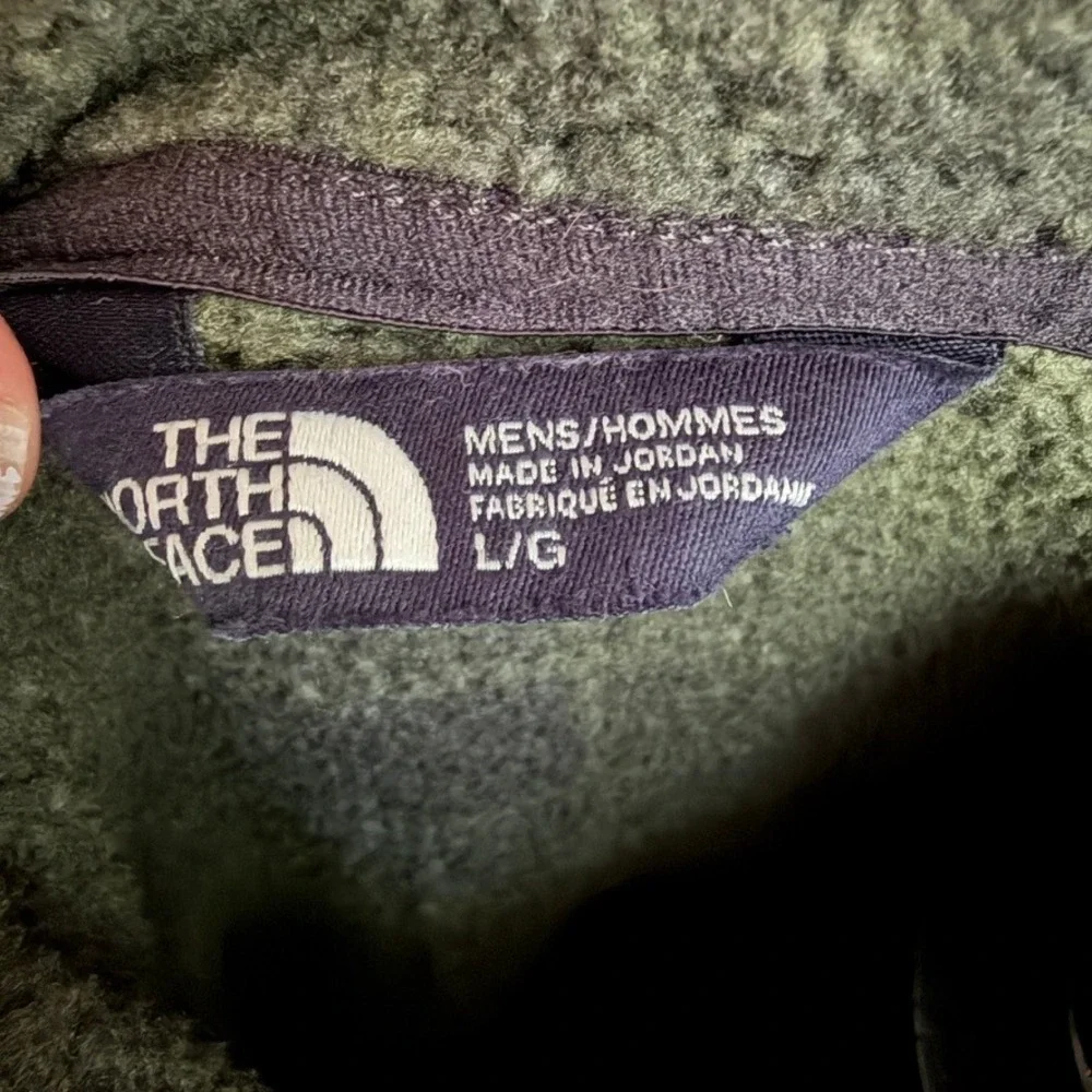 The North Face Mens Novelty Gordon Lyons 1/4 Zip in Four Leaf Clover Ombre Plaid